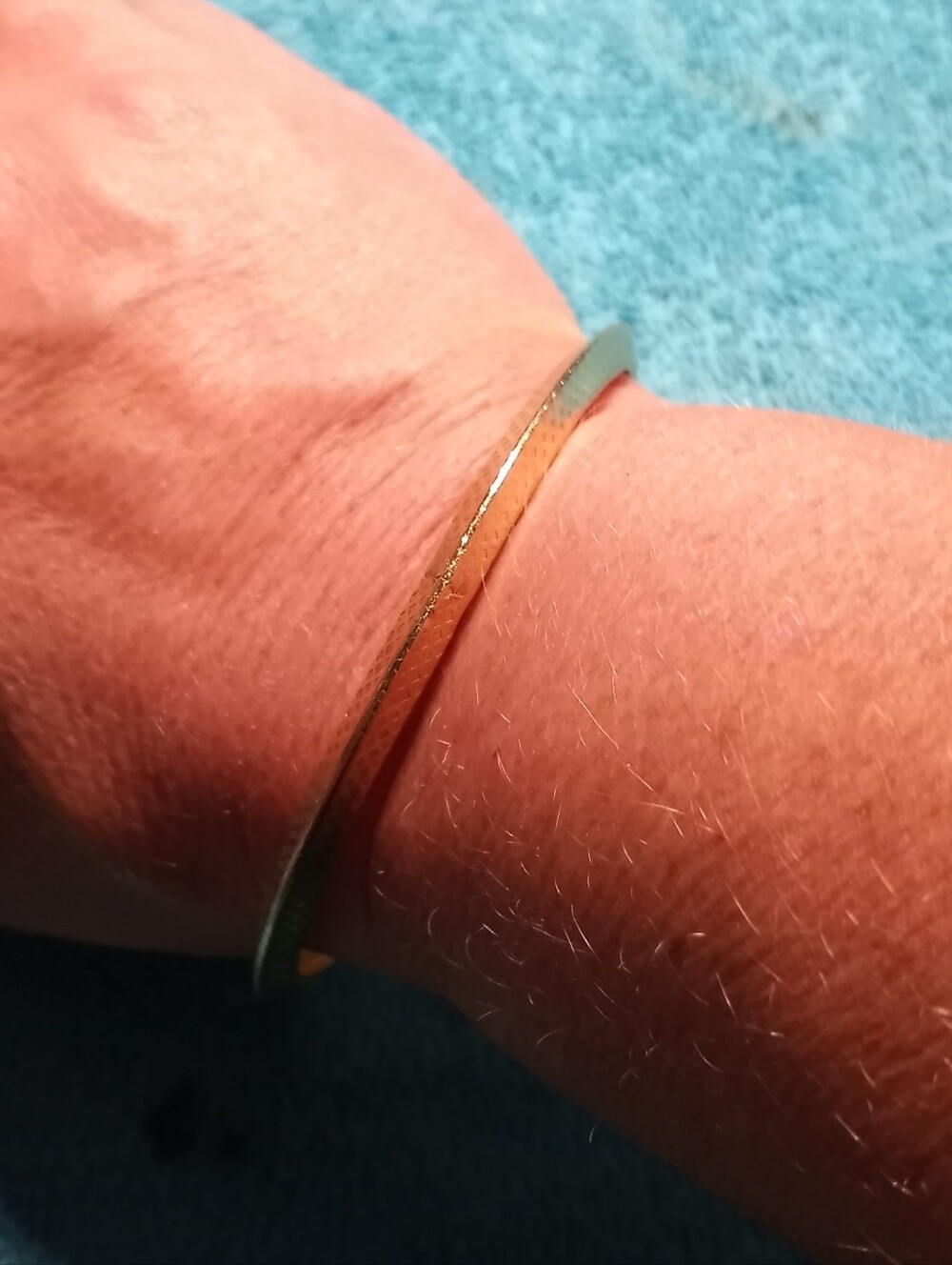 Gold-Tone Slim Bangle Bracelet